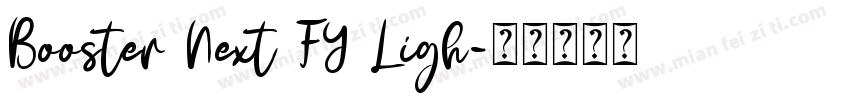 Booster Next FY Ligh字体转换